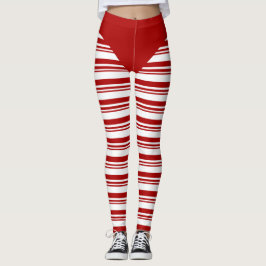 Navidades Candy Cane Leggings