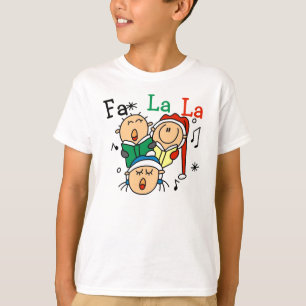 Navidades cantantes Carols camiseta