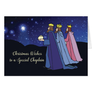 Navidades capellanes desean tres reyes por la noch
