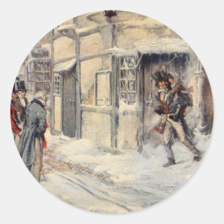 Navidades Carol Pegatina