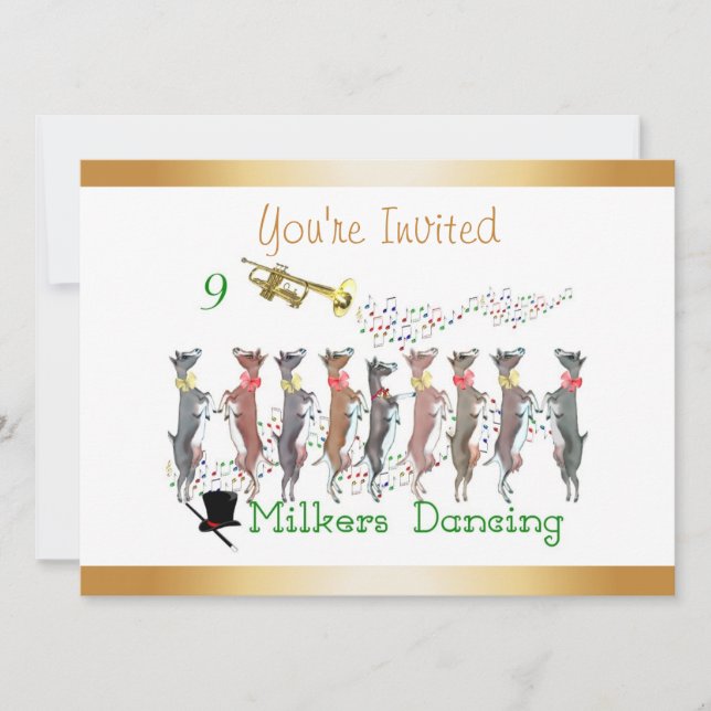 Navidades Caroling 2 Invitación (Anverso)