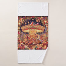 'Navidades Carousel Joy Bath Toalla