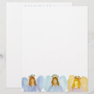 Navidades Carta Hark The Herald Angels Canta