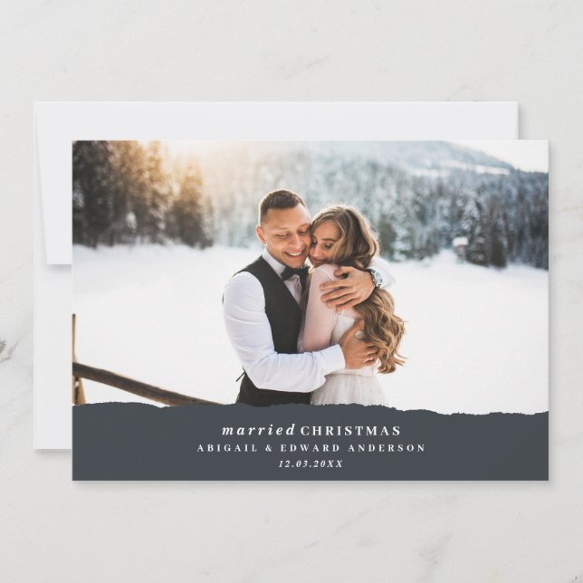 Navidades casados destrozan invitación de boda de  (Anverso)