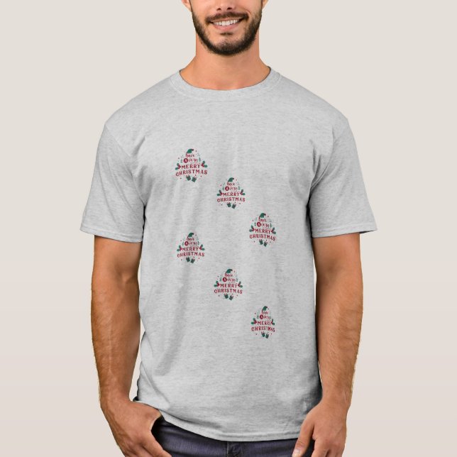 Navidades casados diseñan camiseta (Anverso)