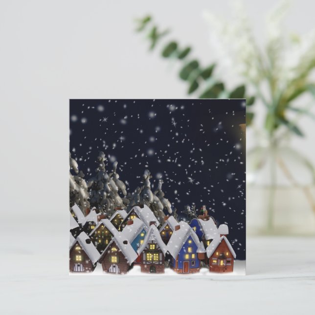 Navidades Casas de Aldeas (Anverso de pie)