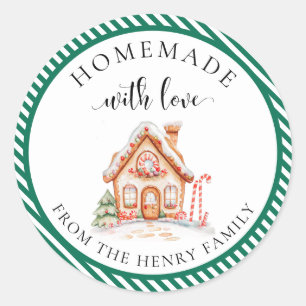 Navidades caseros con amor dan Pegatinas de etique