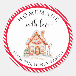Navidades caseros con amor dan Pegatinas de etique