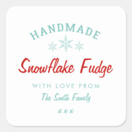 Navidades caseros regalo pegatina de horneado de c