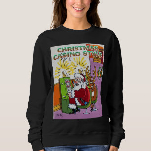 Navidades Casino Style mujeres sudadera negra