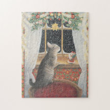 NAVIDADES CAT JIG SAW PUZZLE