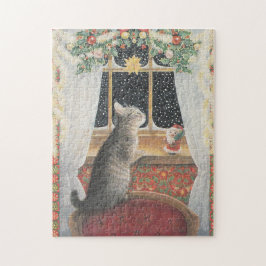 NAVIDADES CAT JIG SAW PUZZLE
