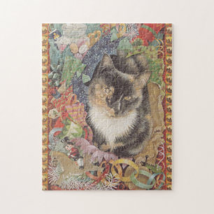 NAVIDADES CAT JIG SAW PUZZLE
