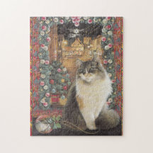 NAVIDADES CAT JIG SAW PUZZLE