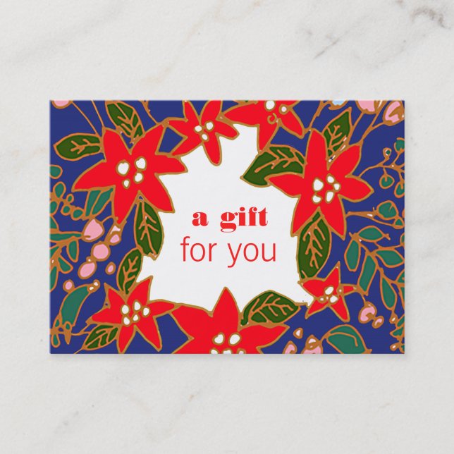 Navidades / Certificado de regalo de vacaciones (Anverso)