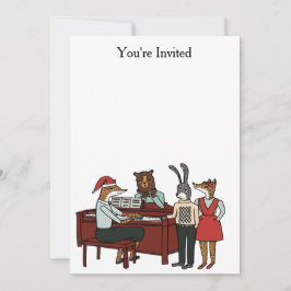 Navidades charlan alrededor de la invitación al pi