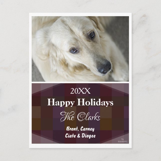 Navidades Cheques de Pluma de Postales - HAMbWG (Anverso)