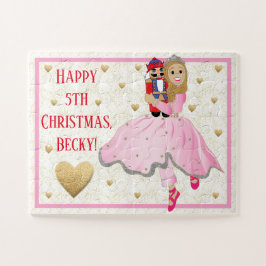 Navidades Chica Puzzle Pink Ballerina Personaliza