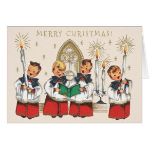 Navidades Chicas alegres cantando villancicos