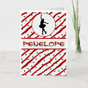 Navidades chicas de patinaje sobre hielo rocian de