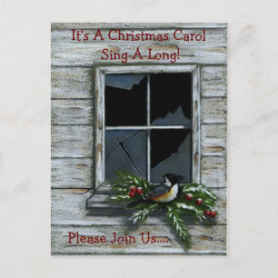NAVIDADES: CHICKADEE: INVITACIÓN