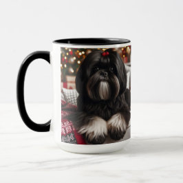 Navidades chiitas negros de Tzu en la Copa de taza