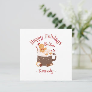 Navidades chilenos Chocolate caliente y Gingerbrea