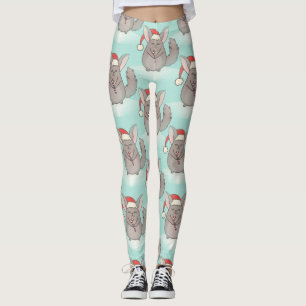 navidades chinchillas xmas leggings