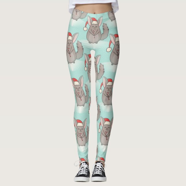 navidades chinchillas xmas leggings (Anverso)