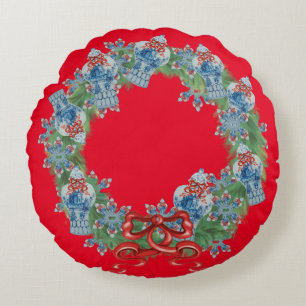 Navidades Chinoiserie Cojín decorativo Ginger Jar 