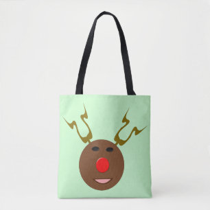 Navidades cibernéticos: Bolsa de Tote para renos