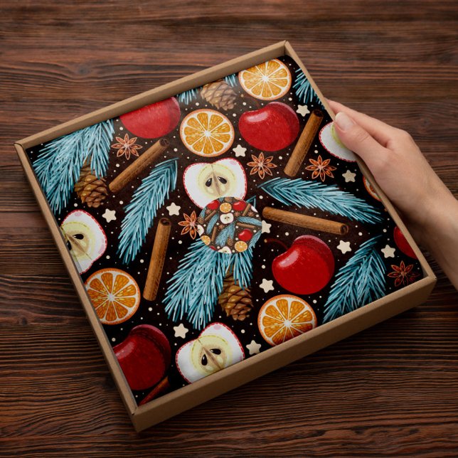 Navidades Cinnamon Spice | Papel Tejido Apple (Subido por el creador)