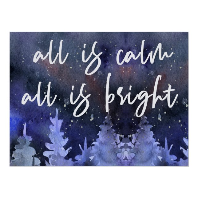 Navidades citan al poster de las Escrituras Azules (Anverso)