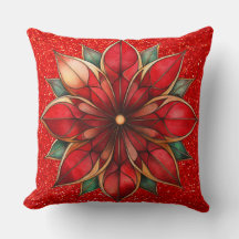 Navidades clásicos almohada de relleno de búfalo