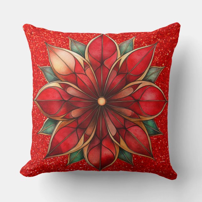 Navidades clásicos almohada de relleno de búfalo (Anverso)