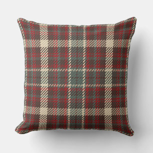 Navidades clásicos almohada de relleno de búfalo