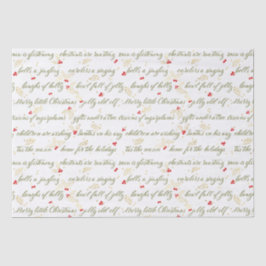 Navidades clásicos caroles papel de tejidos