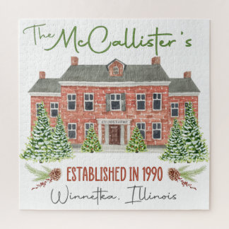 Navidades Clásicos Rompecabezas de la Casa de la F