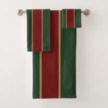 Navidades Clásicos Verde Y Rojo Con Trigo De Oro