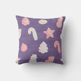 Navidades cocina Cojín decorativo púrpura