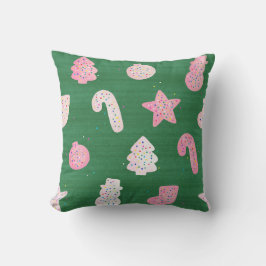 Navidades cocina el Cojín decorativo verde