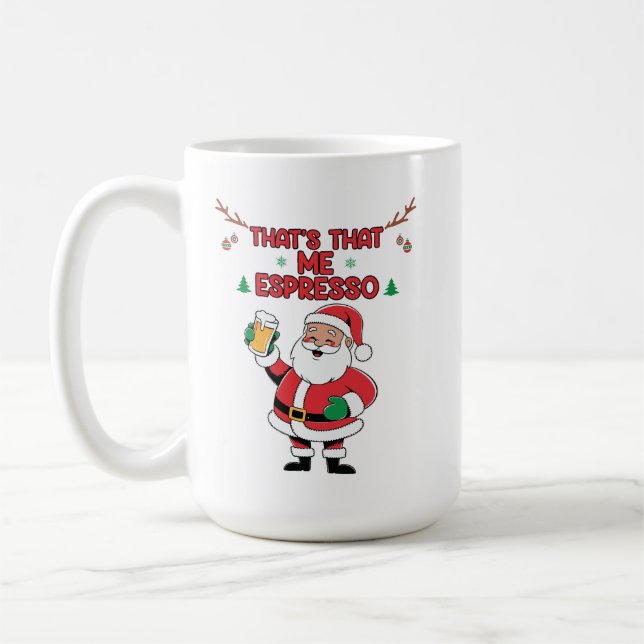 Navidades Coffee Sayings en el diseño de la Copa d (Izquierda)