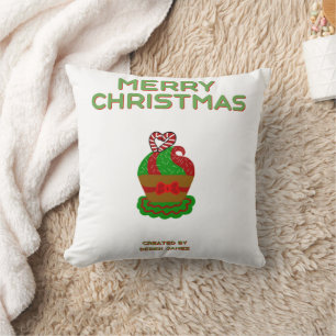 Navidades Cojín decorativo Cupcake Square