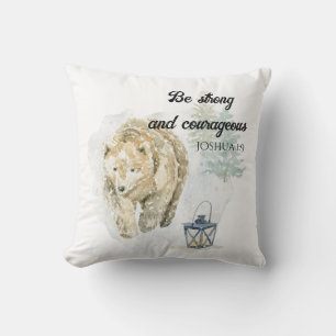 Navidades Cojín decorativo oso polar