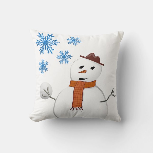 Navidades Cojín decorativo Snowman (Anverso)