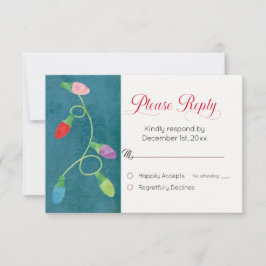 Navidades coloridos iluminan a Boda azul