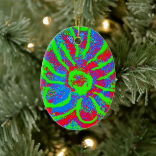 Navidades coloridos Ornamento cerámico