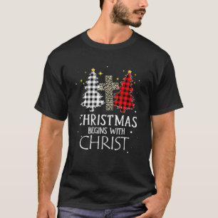 Navidades Comienza Con Cristo Jesús Cruce Sweater 