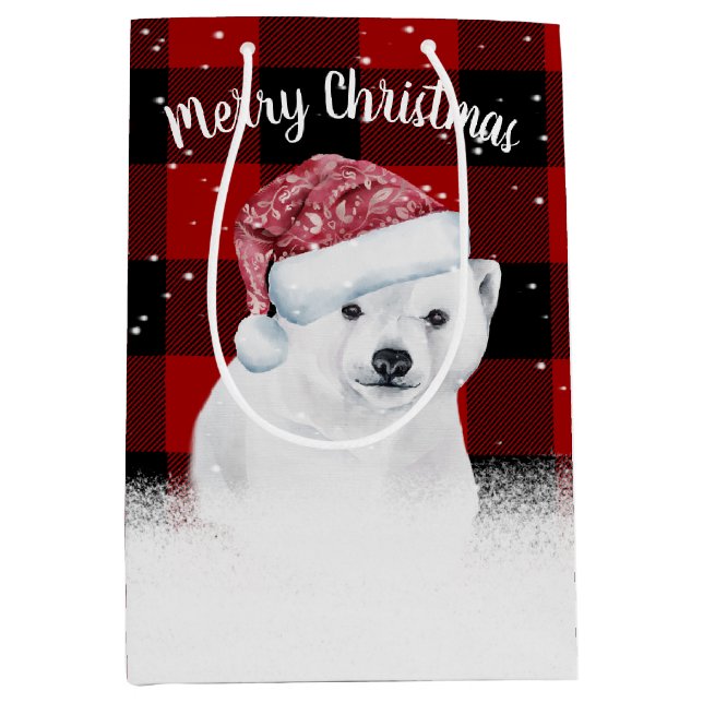 Navidades Con Bolsa De Regalo Media De Buffalo (Anverso)