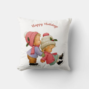 Navidades con Cojín decorativo de patines